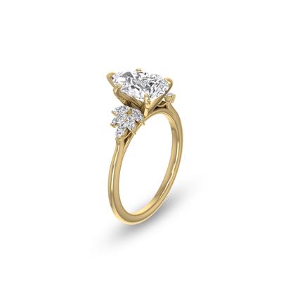 Diamond Marquise Vine Ring